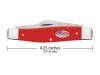 Scyzoryk Case American Workman Large Red